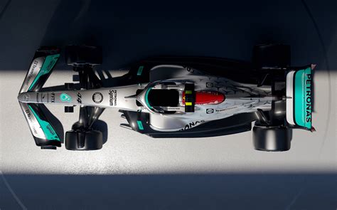 Mercedes Presents F Car F W In Silver Livery