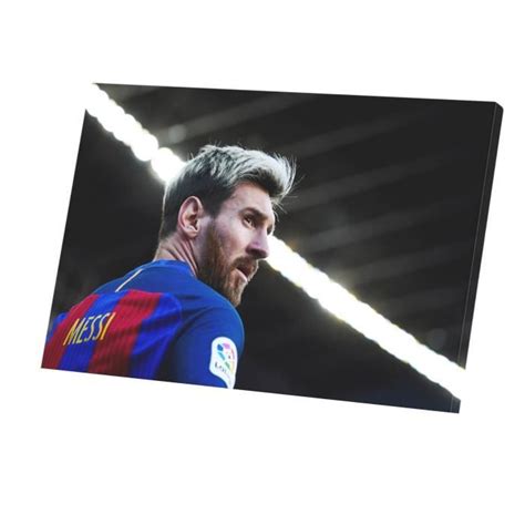 Tableau D Coratif Leo Messi Vue De Derriere Barcelone Football Star