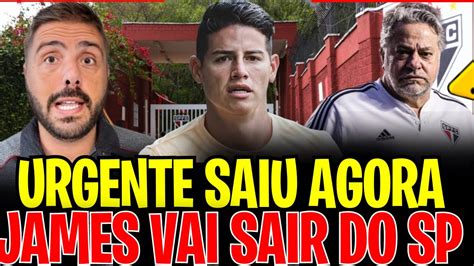 URGENTE ACABOU DE SAIR TORCIDA APAVORADA JAMES FICA OU SAI NOTICIAS