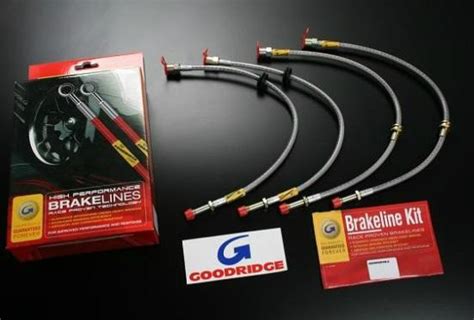 Stainless Steel Braided Brake Hoses By Goodridge For Mercedes 190 W201