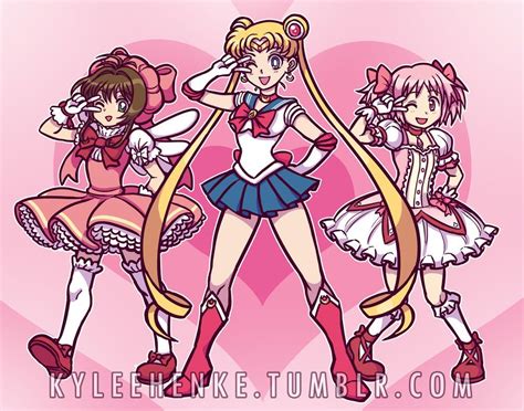 Magical Girls By Sonicrocksmysocks On Deviantart Sailor Moon Fan Art