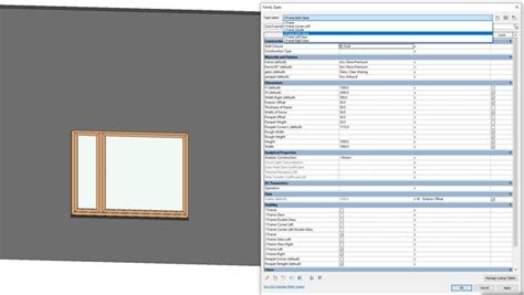 Mod Le D De Fen Tre Famille Revit Param Trique Compl Te Turbosquid