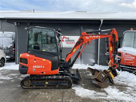 Kubota kx027 4 Engcon rotortilt med klo og centralsmørring AltiMaskiner