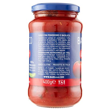 Barilla Sugo Pomodoro Basilico G Online Conad