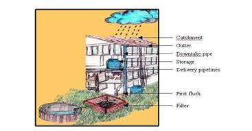 Rooftop Rainwater Harvesting System at MPCOE Campus