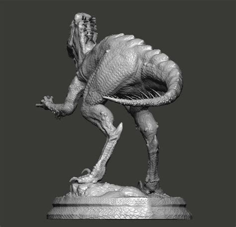 Hybrid Jurassic world Scorpius rex statue 3D model | CGTrader