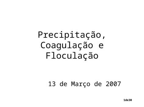 PPT Precipitação Coagulação e Floculação DOKUMEN TIPS