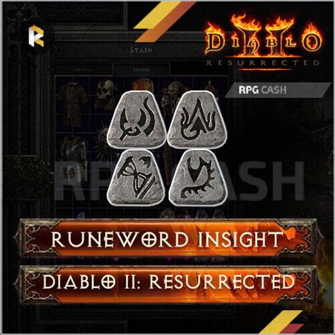 Insight Complete Runewords Diablo 2 Resurrected D2r Ebay