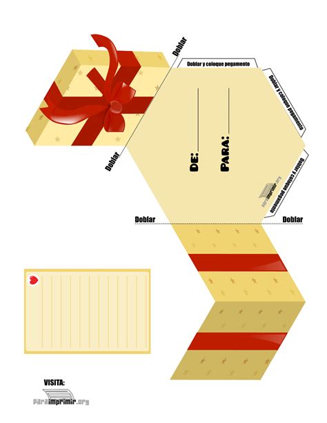 Tarjeta En Forma De Caja Para Imprimir Tarjetas Para Imprimir