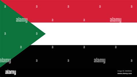 High Detailed Flag Of Sudan National Sudan Flag Africa D