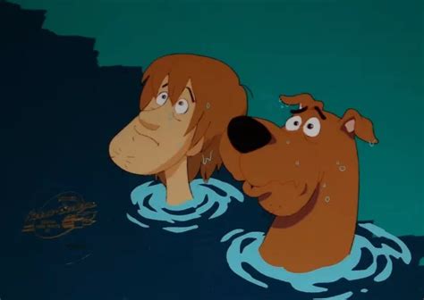 HANNA BARBERA SCOOBY Doo Shaggy Zombie Island Production Cel Bob Singer ...