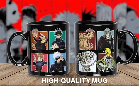 Amazon Jujutsu Kaisen Anime Manga Multi Character Grid 16 OZ