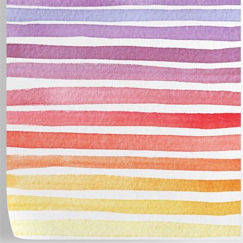 Pastel Rainbow Striped Wallpaper Watercolor Paint Vertical Etsy UK