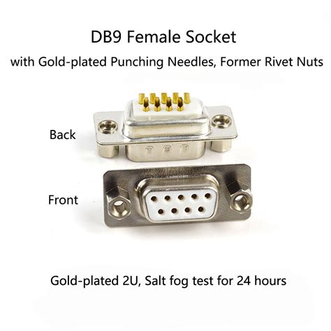 Db9 Male Plug Rs232 9 Pin Serial Port Connector Rs Grandado