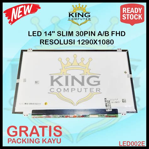 Jual Lcd Led Laptop Inch Slim Pin Fhd X Kuping Atas Bawah