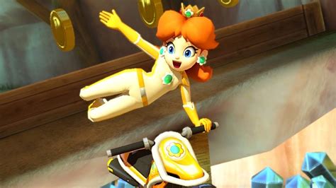 Mario Kart Princess Daisy Bikesuit Cosplay Costume ...