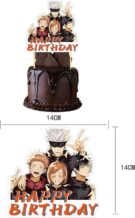 Jujutsu Kaisen Cake Topper