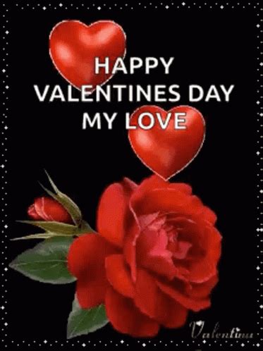 Happy Valentine Day My Love Card Greetings Gifdb