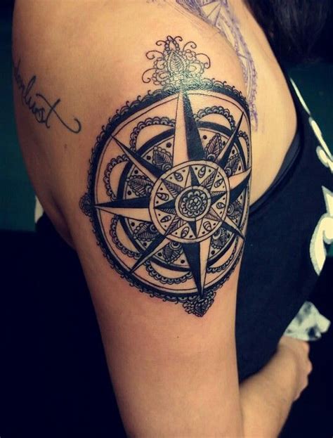 Compass Tattoo Tattoos Compass Tattoo Polynesian Tattoo