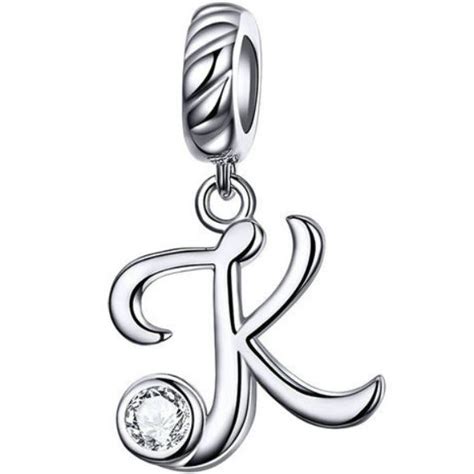 CHARMS LITERA K Srebro 925 Zawieszka WatchMe Moda Sklep EMPIK