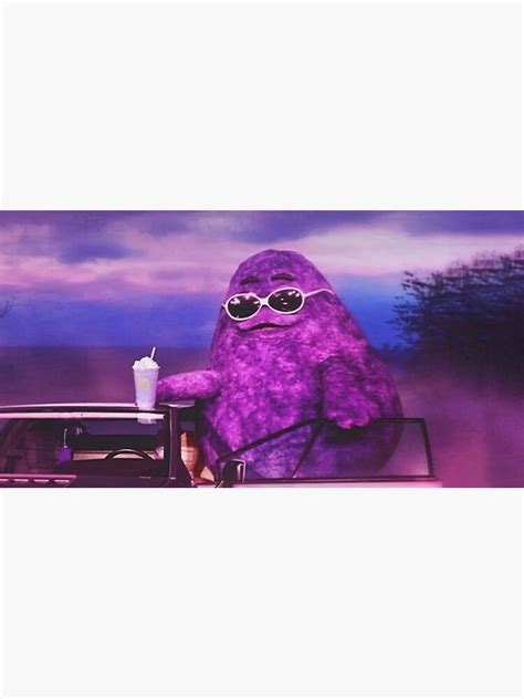 Grimace Birthday Shake Sticker For Sale By TommyIkard Redbubble