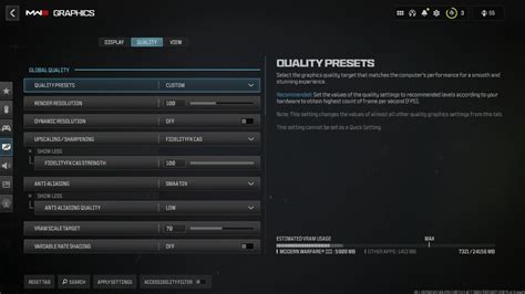 MW3 best settings PC guide -- improve your performance | ONE Esports