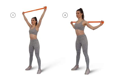 Upper Back - Overhead Pull Down with Long Resistance Band - FIT CARROTS ...