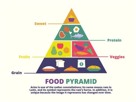 Simple Food Pyramid Label