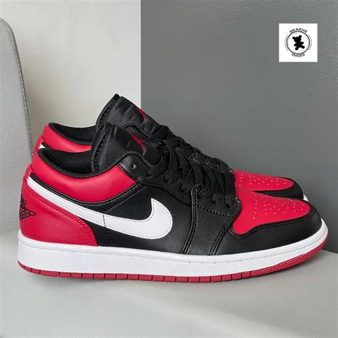 Giày Air Jordan 1 Low Alternate Bred Toe Fullbox BẢN CAO CẤP