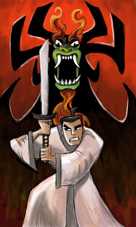 Samurai Jack Vs Aku By Great Oden On Deviantart