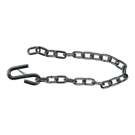 Silver Safety Chain - 1/4x31" | 5k Capacity | Trailer Parts