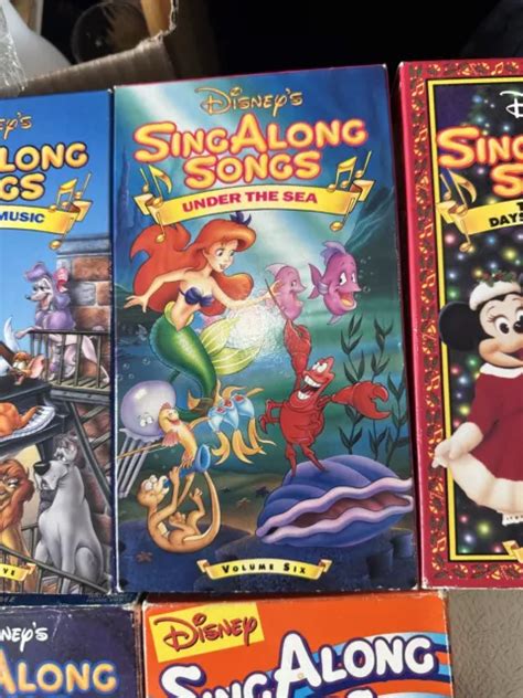 Disney Sing Along Songs Vhs Menge Schneewei E Pocahontas Pfanne