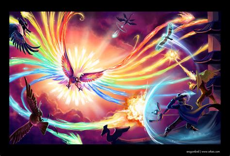 Vs Ho Oh And The Sacred Fire By Arkeis Pokemon On Deviantart