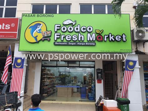 Grocery Store Signboard Signboard Selangor Malaysia Kuala Lumpur Kl