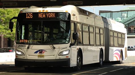 NJ Transit Onboard 2020 New Flyer XD60 20903 On The 126 To Hoboken