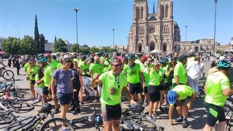 Se realizó una peregrinación en bicicleta a la Virgen de Luján