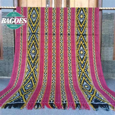 Jual Kain Batik Tenun Etnik Blanket Ikat Etnik Troso Jepara Motif