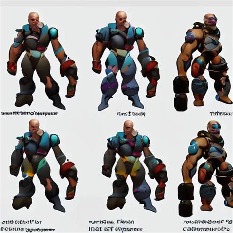 Mr Clean Overwatch Hero Concept Character Trending Stable Diffusion