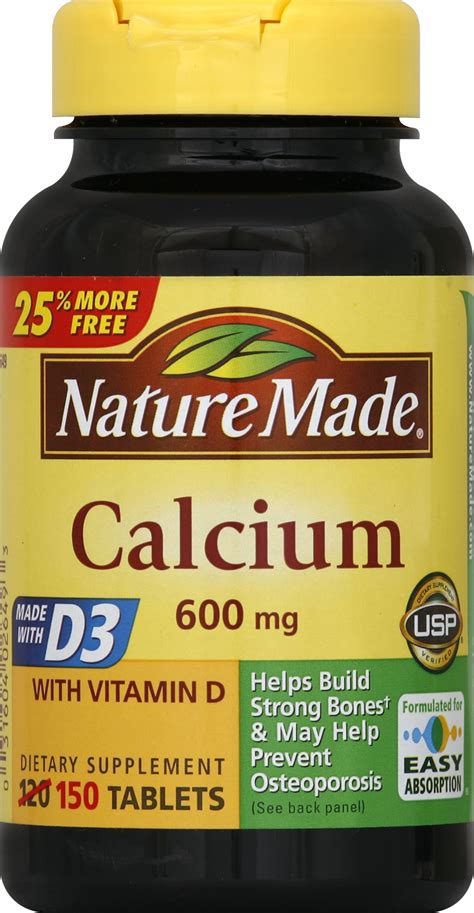 Nature Made Calcium 600 mg - 150 Ct.