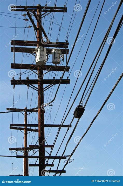 Utility Pole Royalty Free Stock Images Image 12629639