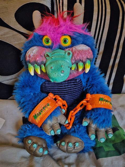 Vintage My Pet Monster Plush Toy Amtoy Etsy