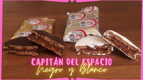 Alfajor Capitán Del Espacio Blanco Y Negro ¡por Fin Los Encontré Youtube