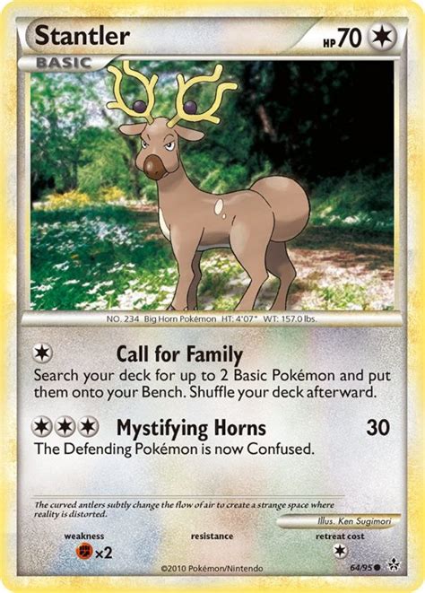 Stantler 64 95 Wert Bild Künstler Seltenheit Pokemonkarte de