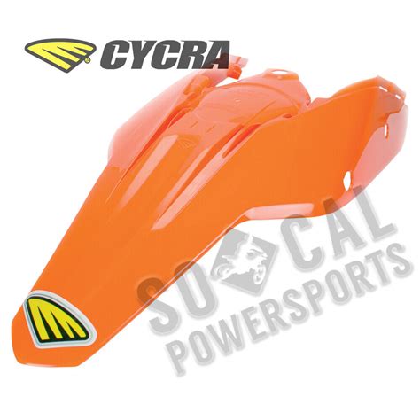 Cycra Powerflow Rear Fender Orange Cyc Ebay