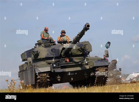 Chieftain Mk10 Battle Tank On Display At The Yorkshire Wartime