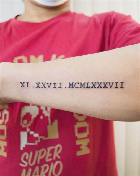 30 Pretty Roman Numeral Tattoos Make You Beautiful Forever | Style VP ...