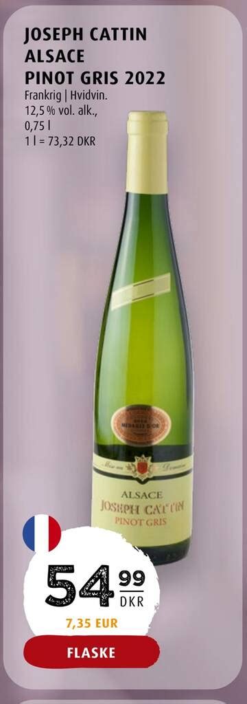 Joseph Cattin Alsace Pinot Gris 2022 Tilbud Hos Scandinavian Park