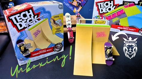 Tech Deck Competition Wall Unboxing Tech Deck Skatepark Youtube