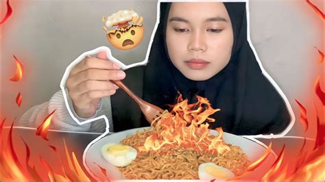 VIDEO PERTAMA KU DI YOUTUBE ASMR 2 BUNGKUS MIE BONCABE LEVEL 15