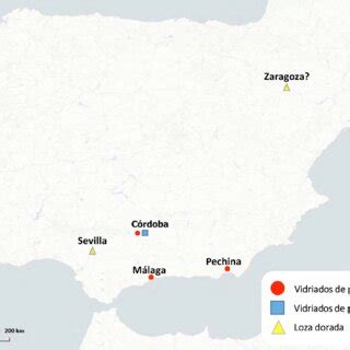 3 Mapa con la localización de los principales centros productores de